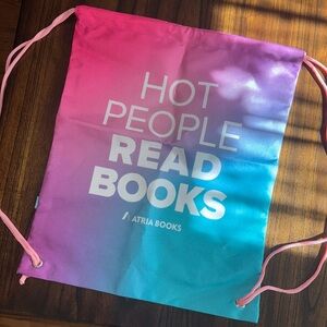 Hot People Read Books Drawstring Bag